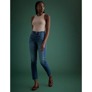 AE77 American Eagle Premium Mom Jeans Women's Size 8 Short